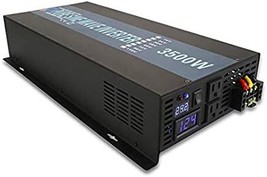 Full Power Endurable 3500W 12Vdc To 120Vac 60Hz Us Dual Outlets Led Display Pure - £401.71 GBP