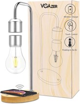 Magnetic Levitating Floating Wireless LED Light Bulb with Wireless Charger for D - £75.13 GBP