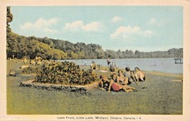 Midland Ontario Canada~Little LAKE-LAKE Front Postcard - £5.97 GBP