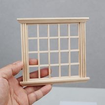 AirAds Dollhouse DIY 1:12 Scale Dollhouse Miniature Window Frame 20-Panels Windo - £10.79 GBP