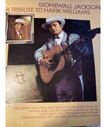 Stonewall Jackson A Tribute To Hank Williams - £4.14 GBP