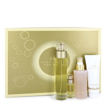 Perry Ellis 360 Perfume By Gift Set 3.4 oz Eau De Toilette Spray + 4 Bod... - £51.80 GBP