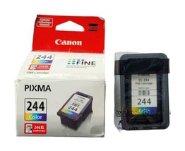 Genuine Canon Pixma 244 Printer Tri Color Ink Cartridge CL-244 Compatible 246XL - £14.06 GBP