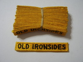 1st Armored Division Tab &quot;Old Ironsides&quot; Full Color Dealer Lot Of 20 Nos KY21-1 - £15.98 GBP