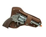 Jesse James Cap Gun Diecast Western Pistol Revolver Cowboy Prop Toy Set - £21.83 GBP