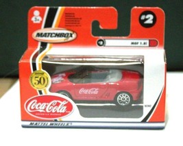 2001 Mattel Wheels Matchbox Diecast Coca Cola #2 MGF 1.8L NIB - £15.56 GBP