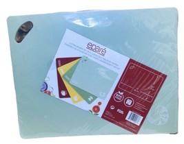 Epare Cutting Board Mat Set Of 4- 10.8”x14” color coded BPA free Dishwasher NEW - £10.60 GBP
