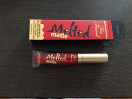 Too Faced Melted Matte Liquified Matte Long Wear Lipstick ~ Hot Stuff ~ Nib - £15.05 GBP