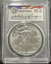 2016- American Silver Eagle- PCGS- MS70- 30th Anniversary- Reagan Legacy... - £117.84 GBP