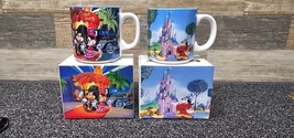Euro Disney 12 Avril 1992 &amp; “Club Daisy&quot; 1987 Ceramic Coffee Mugs with Boxes! - £28.90 GBP