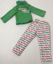 14" doll clothes hand made outfit pajamas Christmas Scottie Scottish Ter... - $6.47