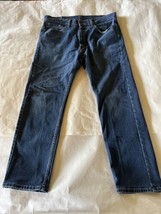 Levis 505 Jeans Mens 36x30 Dark Wash Denim Pants Cotton Blue Y2k EUC Levi’s - £19.49 GBP