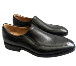 Flag Ltd Men Size 12 M Black Leather Oxford Slip On Dress  Casual Shoe 8... - $28.01