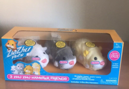 Zhu Zhu Pets Special Collector 3 Pack (Mr. Squiggles, Chunk, Num Nums,Pipsqueak) - £55.94 GBP