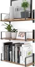 Wallniture Toledo Floating Shelves For Living Room Decor, Floating Bookshelf Set - £41.81 GBP