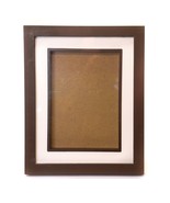 Brown White Box Picture Photo Table or Wall Hanging Frame For Photo 5 x 7&quot; - £7.08 GBP