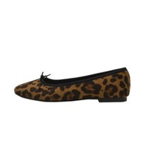 Leopard Flats Shoes Woman Designer Round Toe Pregnant Loafers Comfortable Loafer - £22.97 GBP