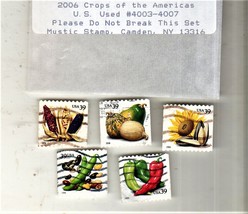 U S Stamps - 5 - 2006 Crops Of America Stamps - £1.76 GBP