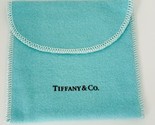 Tiffany &amp; Co Blue Felt Empty Pouch 3.25&quot; x 3.25&quot; Anti-tarnish - $14.95