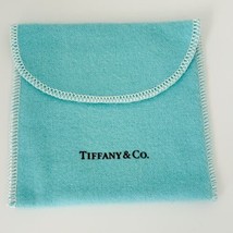 Tiffany &amp; Co Blue Felt Empty Pouch 3.25&quot; x 3.25&quot; Anti-tarnish - £11.92 GBP