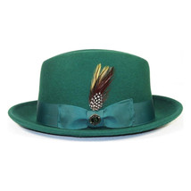 Men Bruno Capelo Hat Australian Wool Crushable Center Dent CHICAGO CH305 Emerald image 4