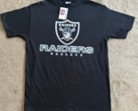 New Vintage Oakland Raiders NFL Football Black T-shirt Size M DeadStock ... - $28.04