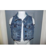 Hanna Anderson Jean Vest Size 90 (3) Girl&#39;s EUC - €23,03 EUR