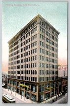 Des Moines Iowa Fleming Building Postcard A26 - $6.95