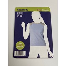 Simplicity Sew Simple Sewing Pattern 2028 Size A (8-18) Knit Top Athletic Top - £4.67 GBP