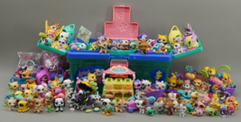 Authentic Original Vintage Littlest Pet Shop Pets Tackle Box Accessories &amp; More - £345.63 GBP