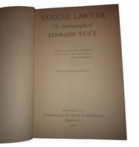 Yankee Lawyer The Autobiography Of Ephraim Tutt 1944 - £5.43 GBP