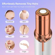 Asvsua Depilation Appliances Electric Facial Hair Removal for Women White - $20.99