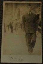 Antique Black &amp; White Photograph Postcard – Handsome Gentleman – GREAT ANITIQUE - £6.20 GBP
