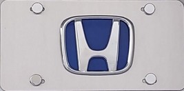 HONDA 3d Logo   License Plate  &amp; Lens + Free key chain - $45.00