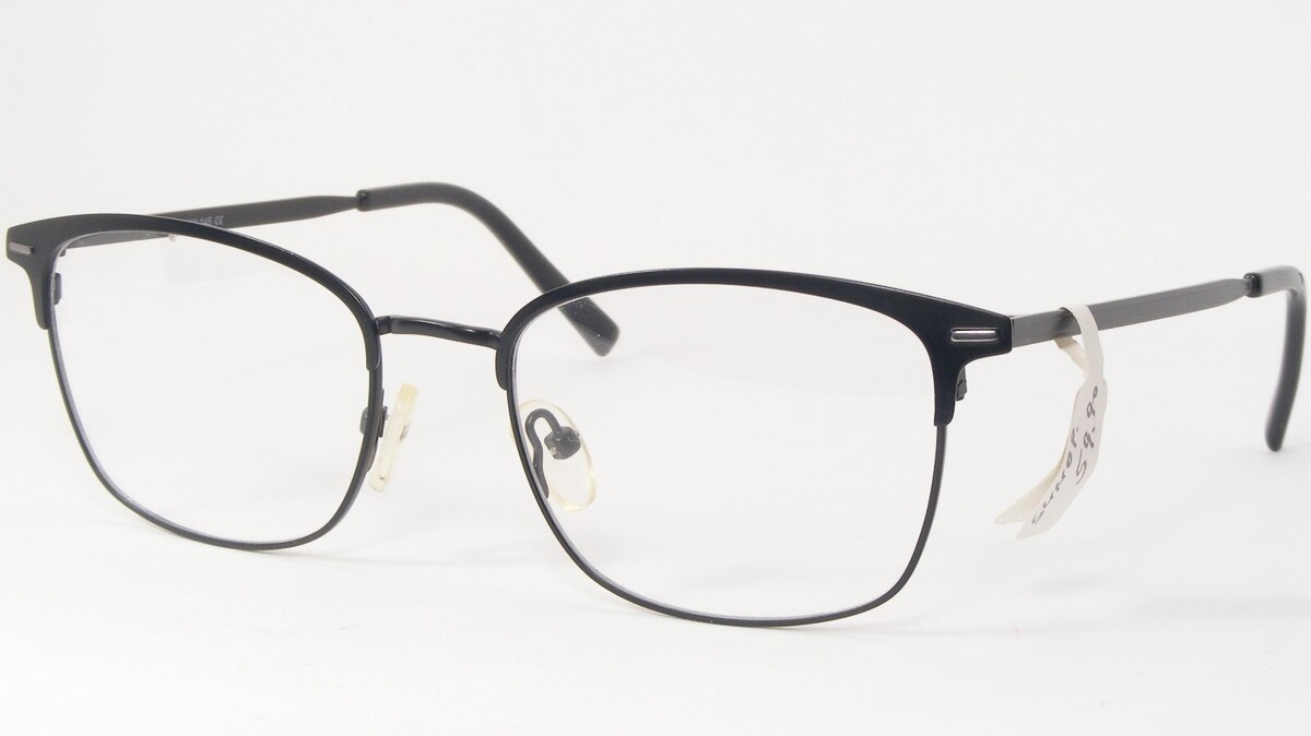 SO 939 A10 Schwarz Einzigartig Selten Brille Metall Rahmen 52-18-145mm - $66.34