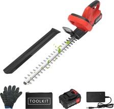 The Iklestar Cordless Electric Hedge Trimmer Has 20&quot; Dual Action Blades,... - £60.16 GBP