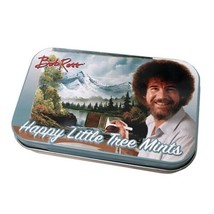 Bob Ross Happy Little Tree PepperMints In Embossed Metal Tin, NEW SEALED - £2.75 GBP