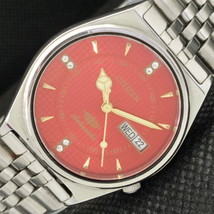 Genuine Vintage Citizen Automatic 8200 Japan Mens D/D Red Watch 608j-a317053-6 - £20.44 GBP