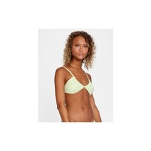 RVCA Solid Trilette Bikini Top Green L/12 - $24.08
