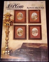 CrossStitch Book 206 Across The USA -J &amp; P Coats (1989) - £3.08 GBP