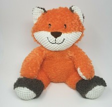 11&quot; Animal Adventure 2018 Orange &amp; Brown Sitting Fox Stuffed Animal Plush Toy - £18.98 GBP