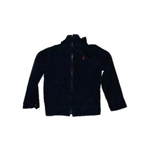 POLO Ralph Lauren Kids Zip Up Navy Blue Jacket with Packable Hood Hoodie Size 5 - £27.63 GBP