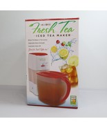 Mr Coffee 3-Quart Fresh Tea Iced Tea Maker with Pitcher Red TM75RS NIB - £72.66 GBP