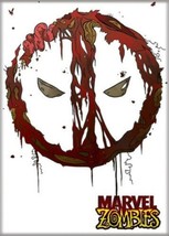 Marvel Zombies Deadpool Eyes Logo Art Image Refrigerator Magnet NEW UNUSED - £3.19 GBP