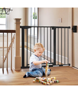 29.5&quot;-43.3&quot; Extra Wide Safety Baby Gate for Stairs Doorways, Top of Stai... - $99.55 CAD