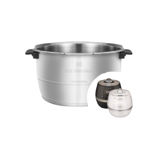 CUCKOO All Stainless Wide &amp; Flat Uncoated Rice Cooker Inner Pot (CRI-HAS... - $129.98