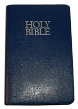 2001 Holy Bible NIV Zondervan Red Letter Revised Blue Cover - with Helps Maps - £9.66 GBP