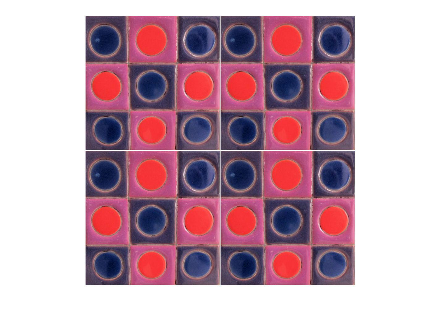 Ceramic High Relief Malibu Tiles Handcrafted  - Damas -  (you select the... - $189.00
