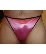 Super Sexy Second Skin Satin String Bikini Panties for Men or Women Size 3X (10) - $13.06