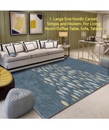 Large Size Nordic Carpet, Simple and Modern, For Living Room Coffee Tabl... - €267,64 EUR